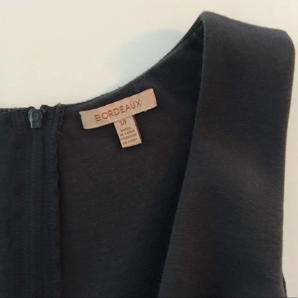 Anthropologie Bordeaux Minerve Swing Dress-Size Small-Thick Material - Picture 6 of 7